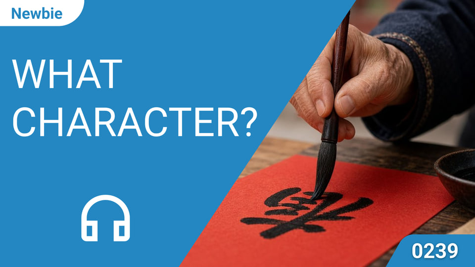 What Character? | ChinesePod