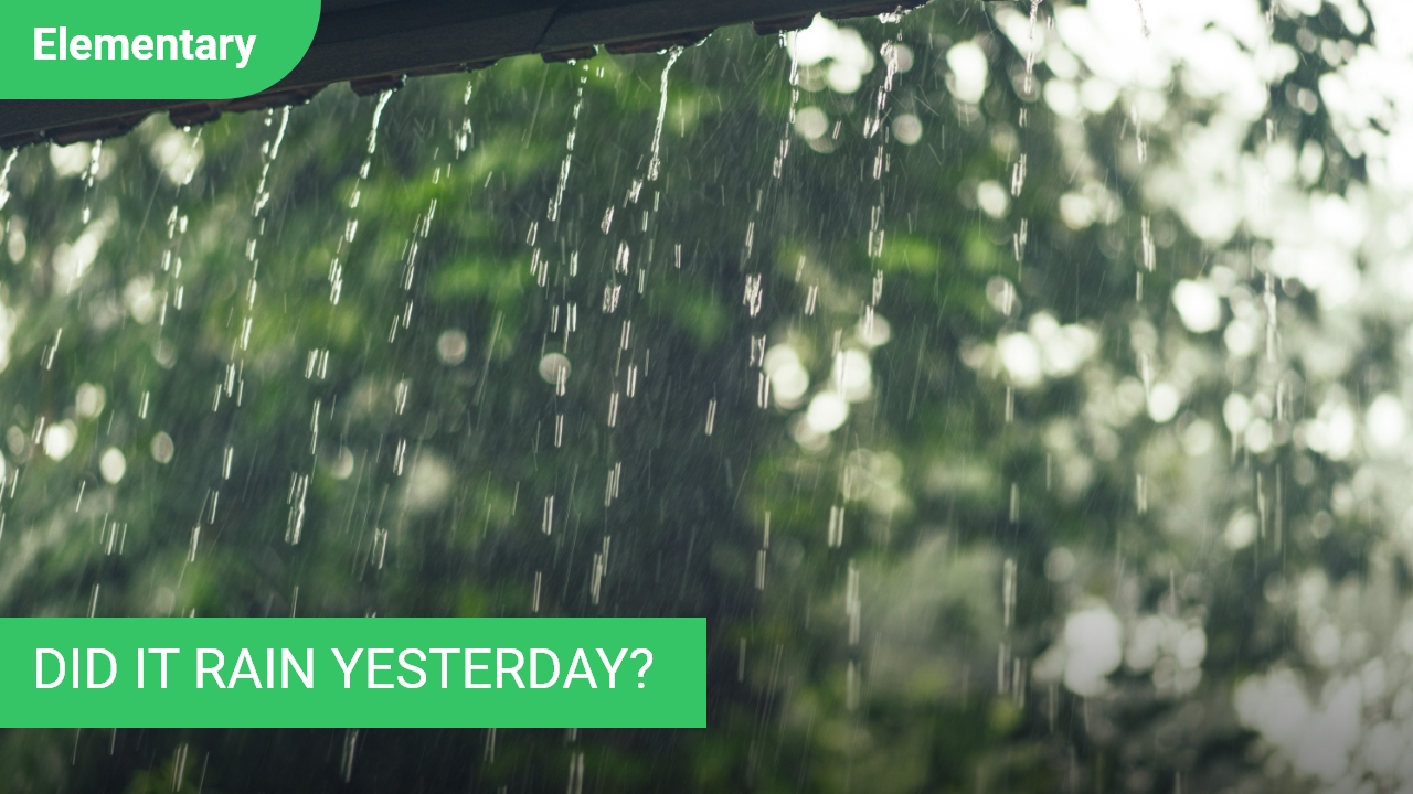 Did It Rain Yesterday? | ChinesePod