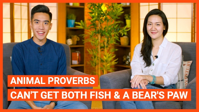 Animal Proverbs: Can't get both fish and a bear's paw | ChinesePod